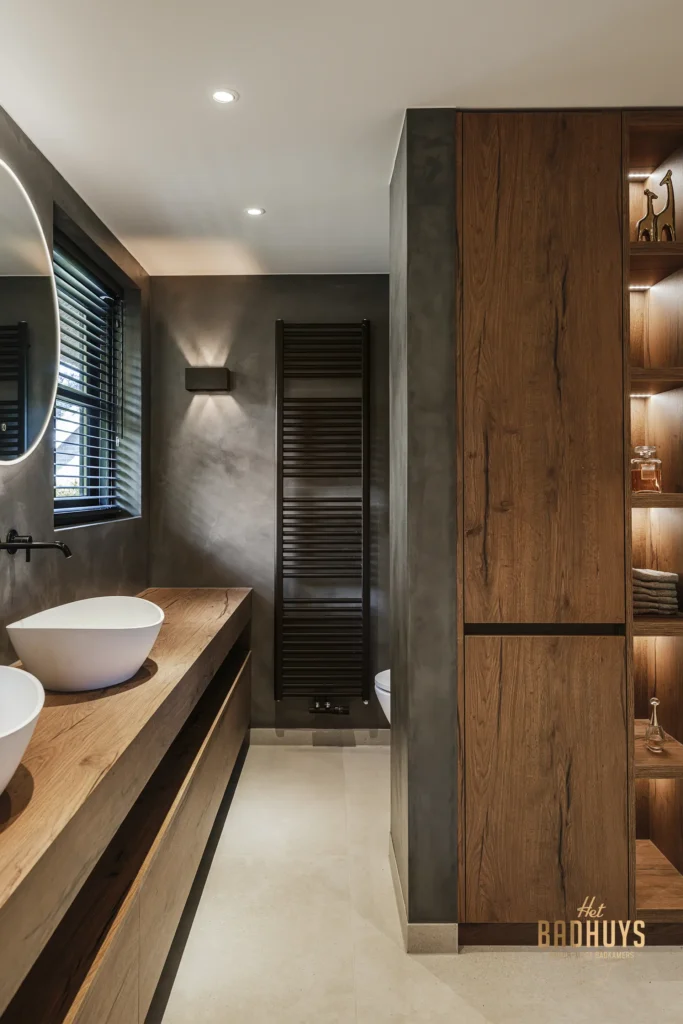 Instamat badkamer radiator